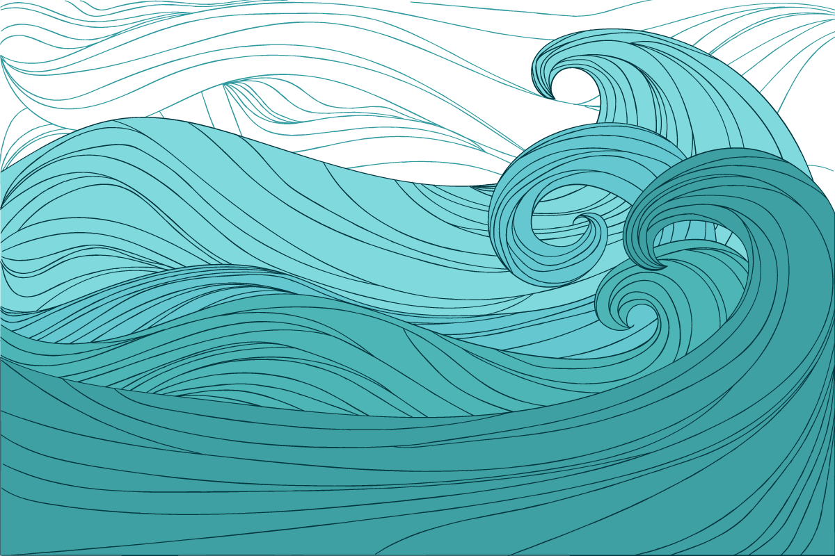 Рисунок волны векторный