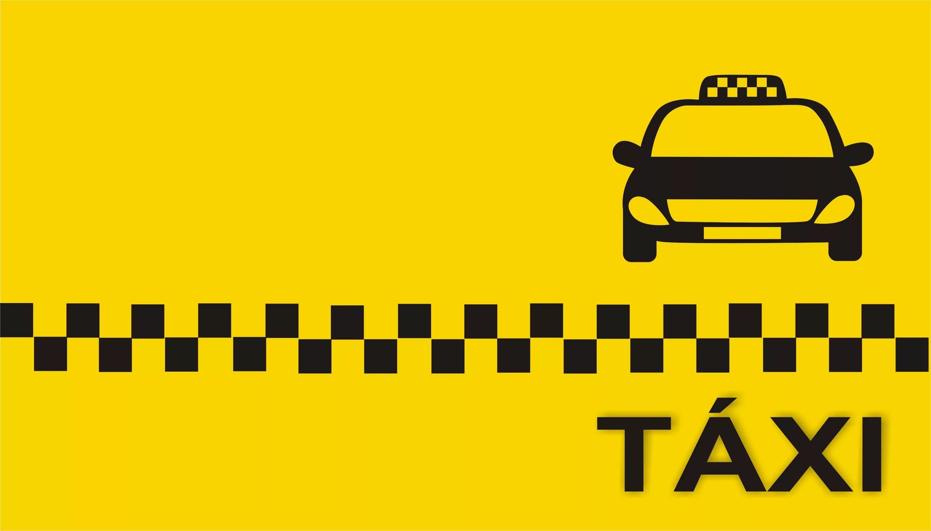 Машинка такси для визитки