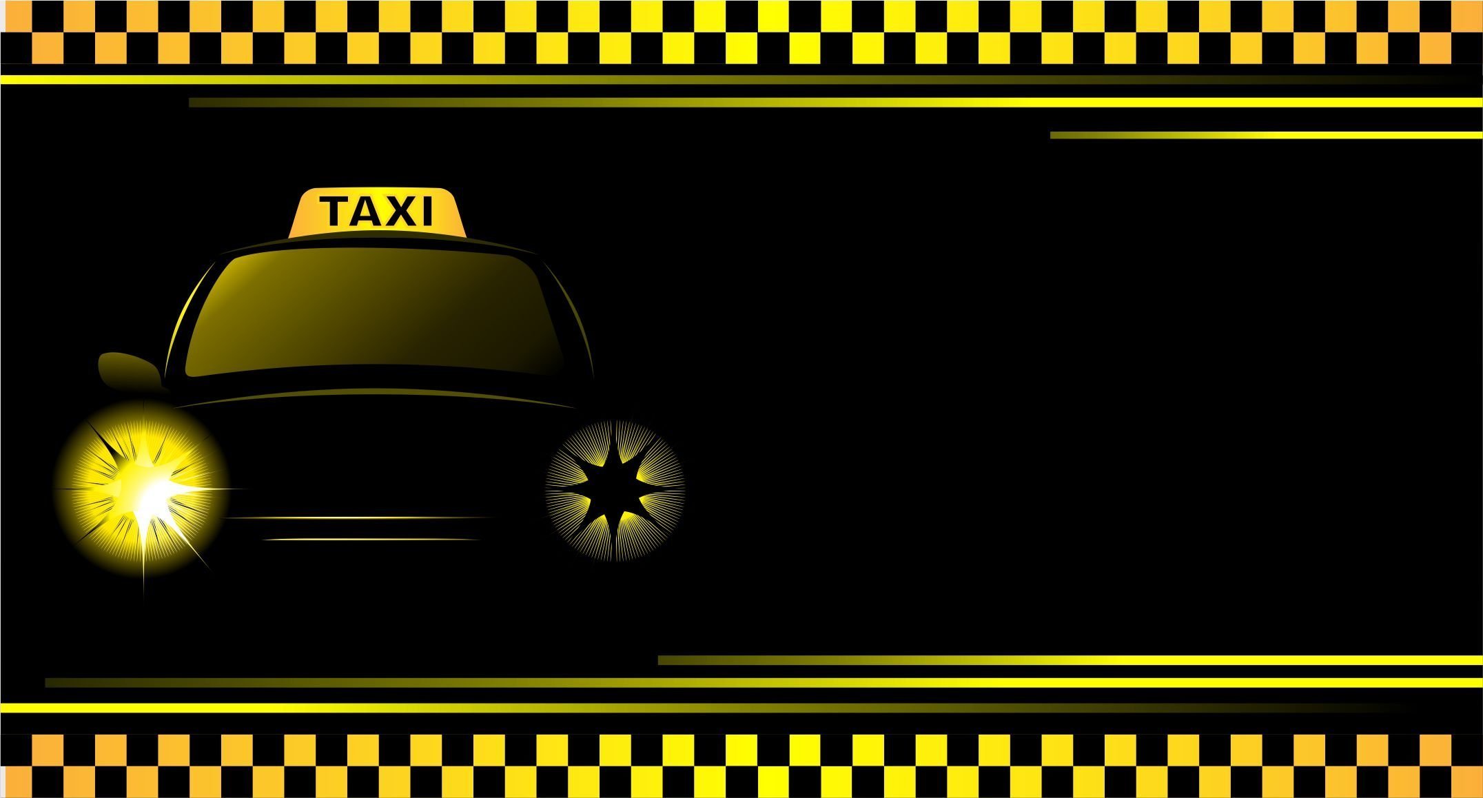 Визитка такси шаблон