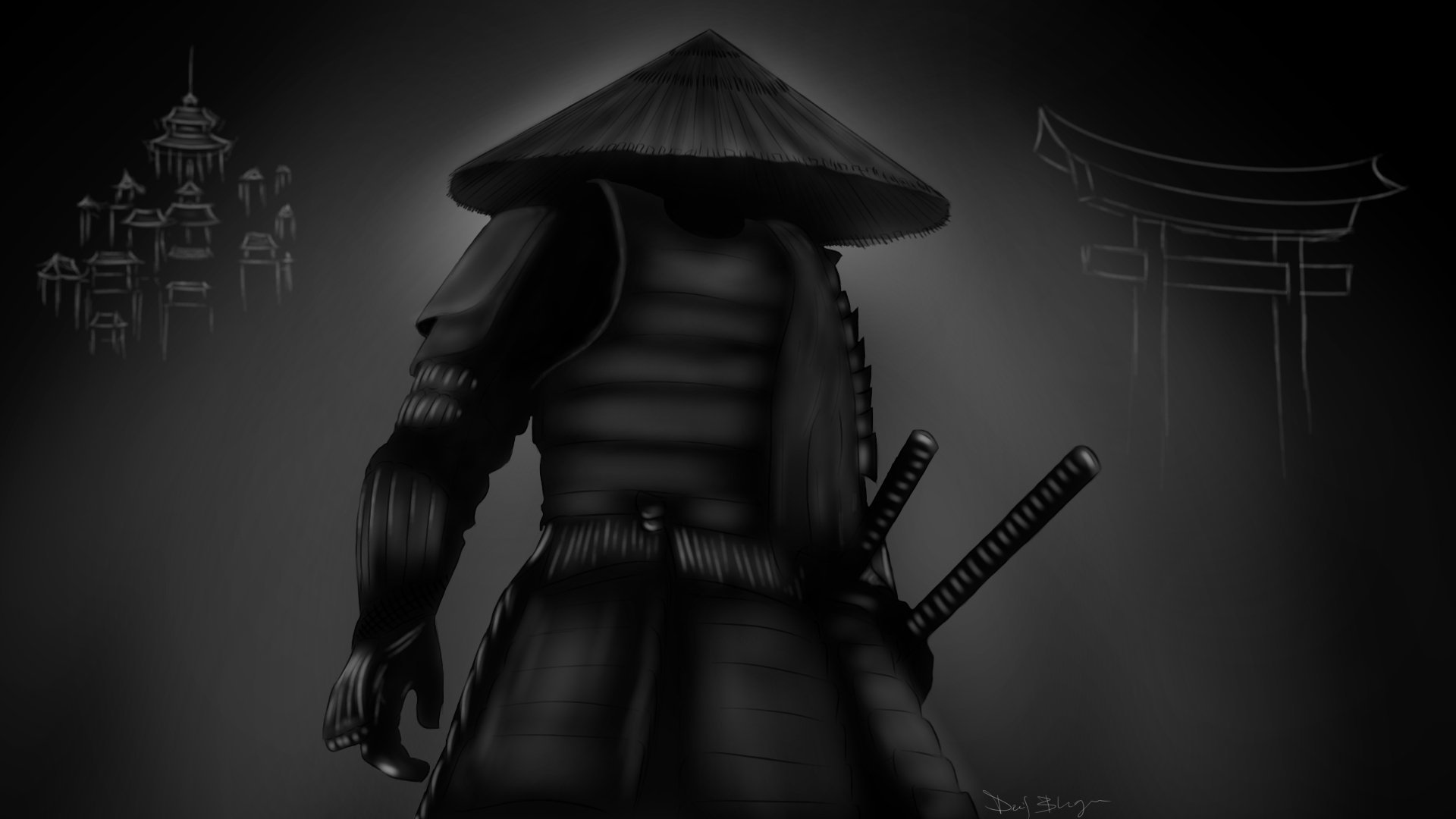 иллюстрации для стима самурай фото 64