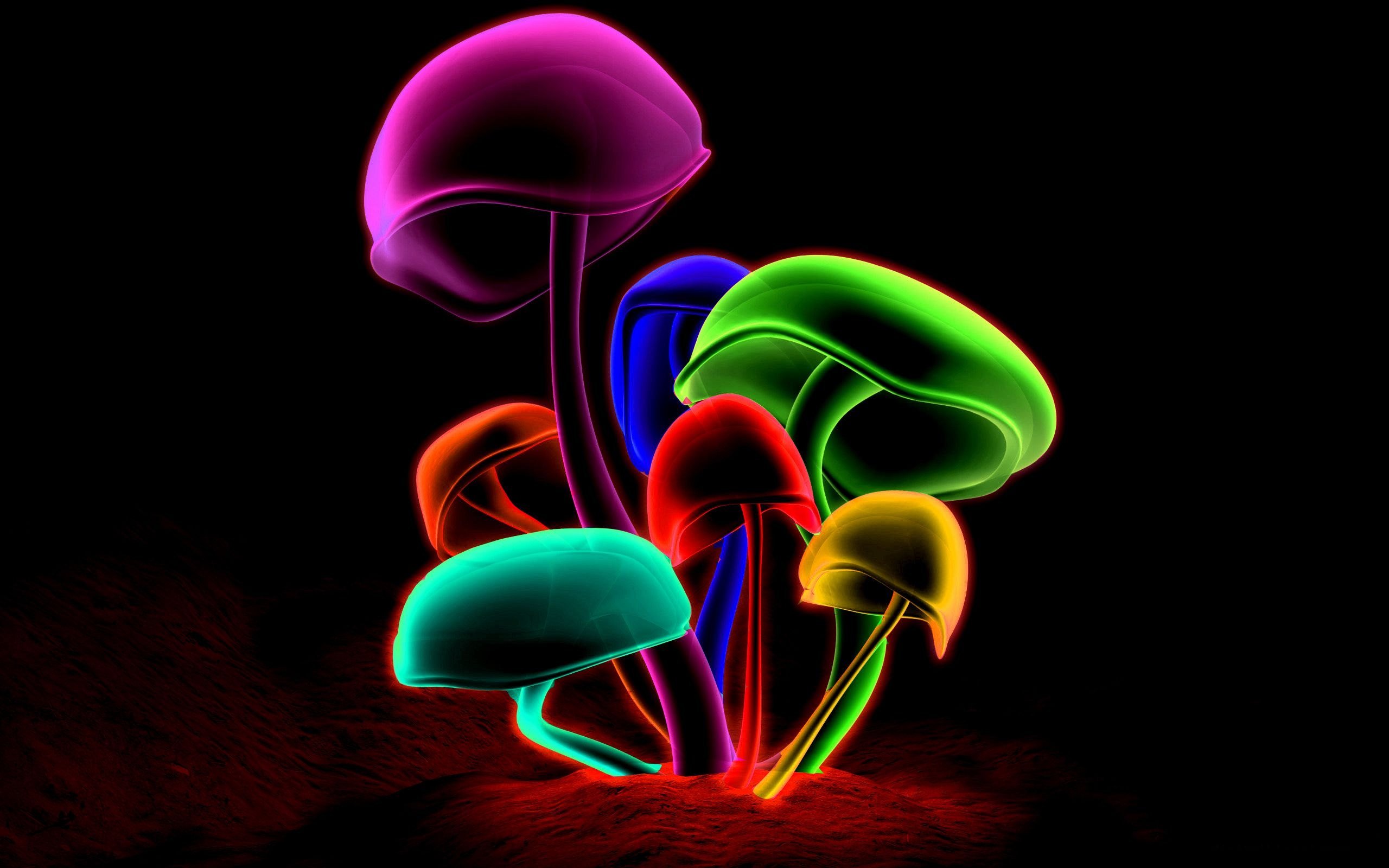 кислотные грибы картинки