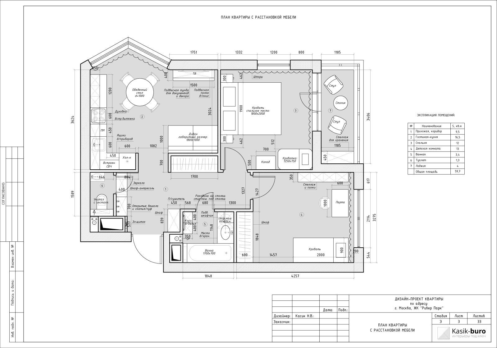 Archicad чертежи с размерами