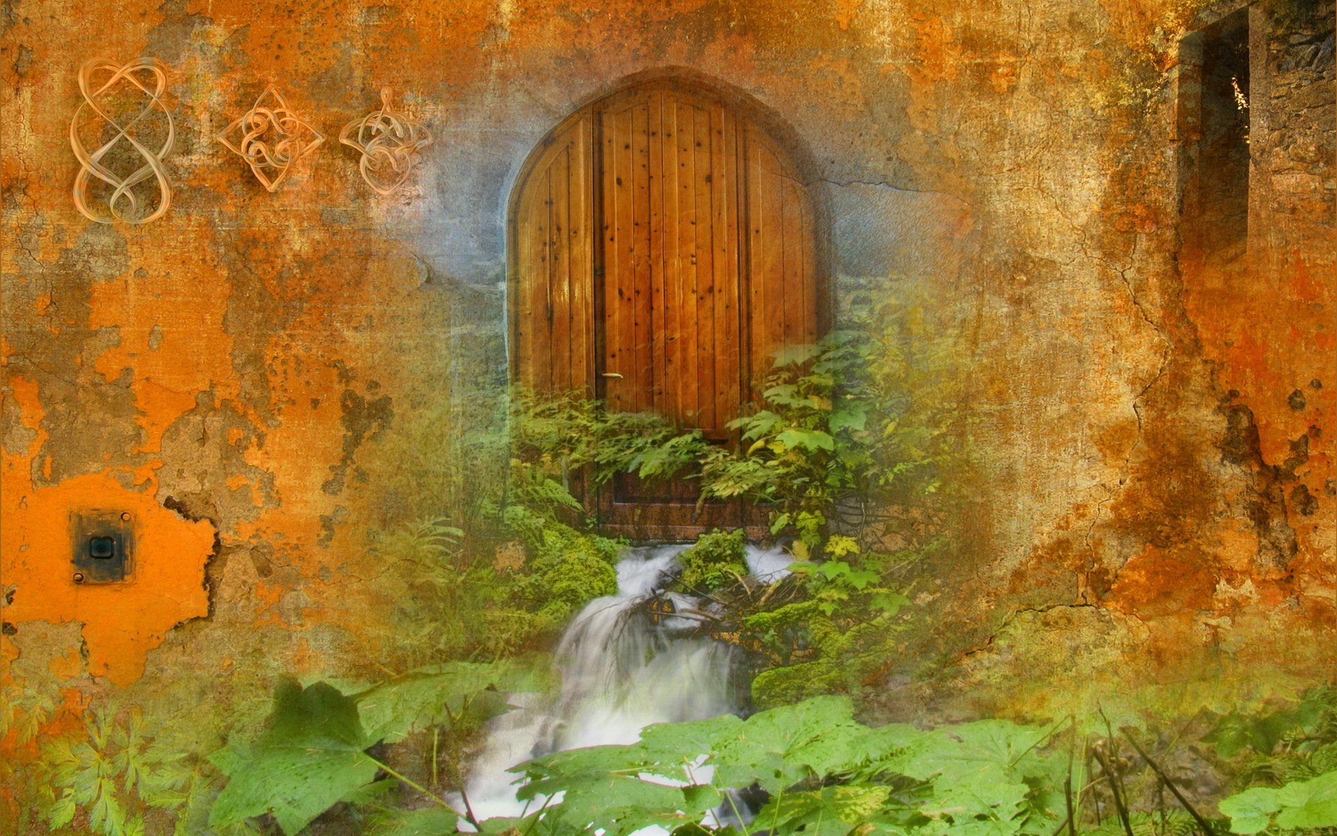 Открытая дверь в сказку. Сказочная дверь. Сказочные ворота. Дверь в лесу. Дверь в Волшебный мир.