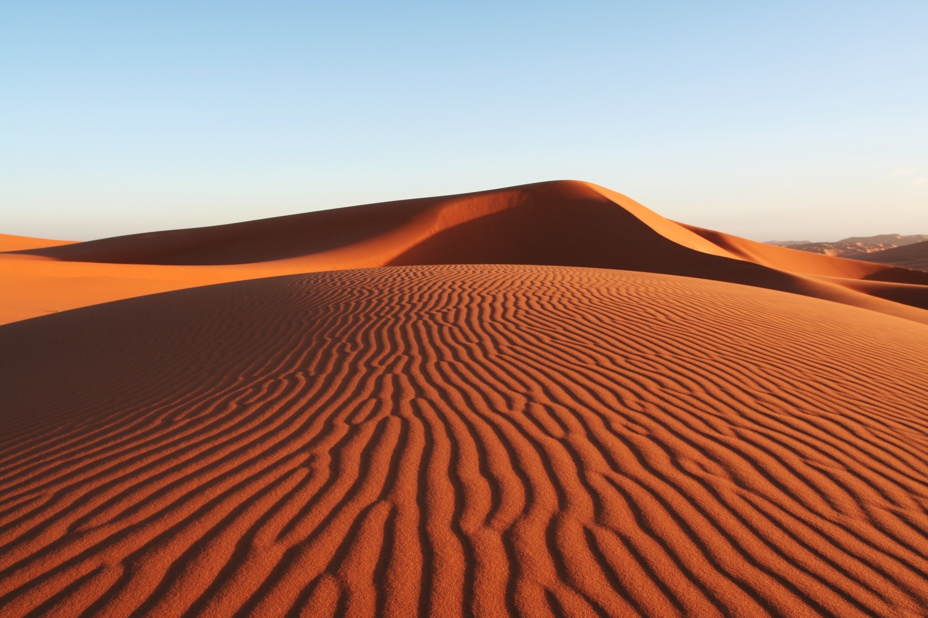Красные дюны в Марокко