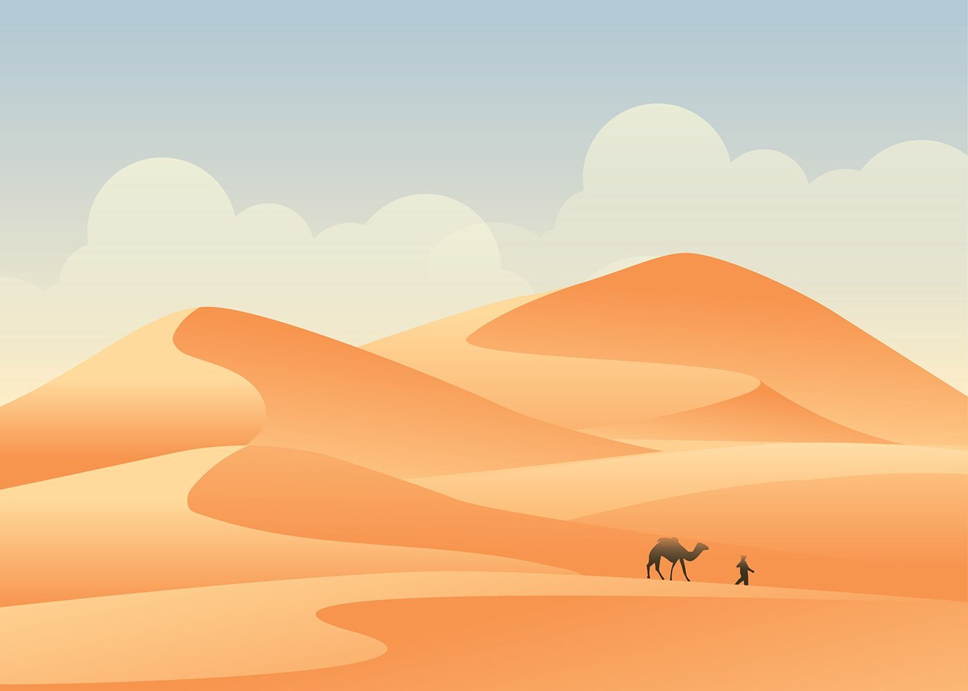 Стилизованная пустыня
