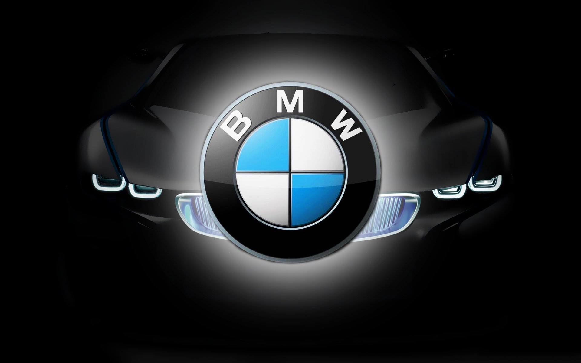 BMW logo 4k