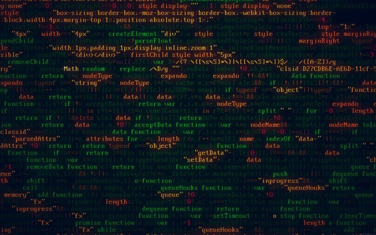 Текстура кода программирования