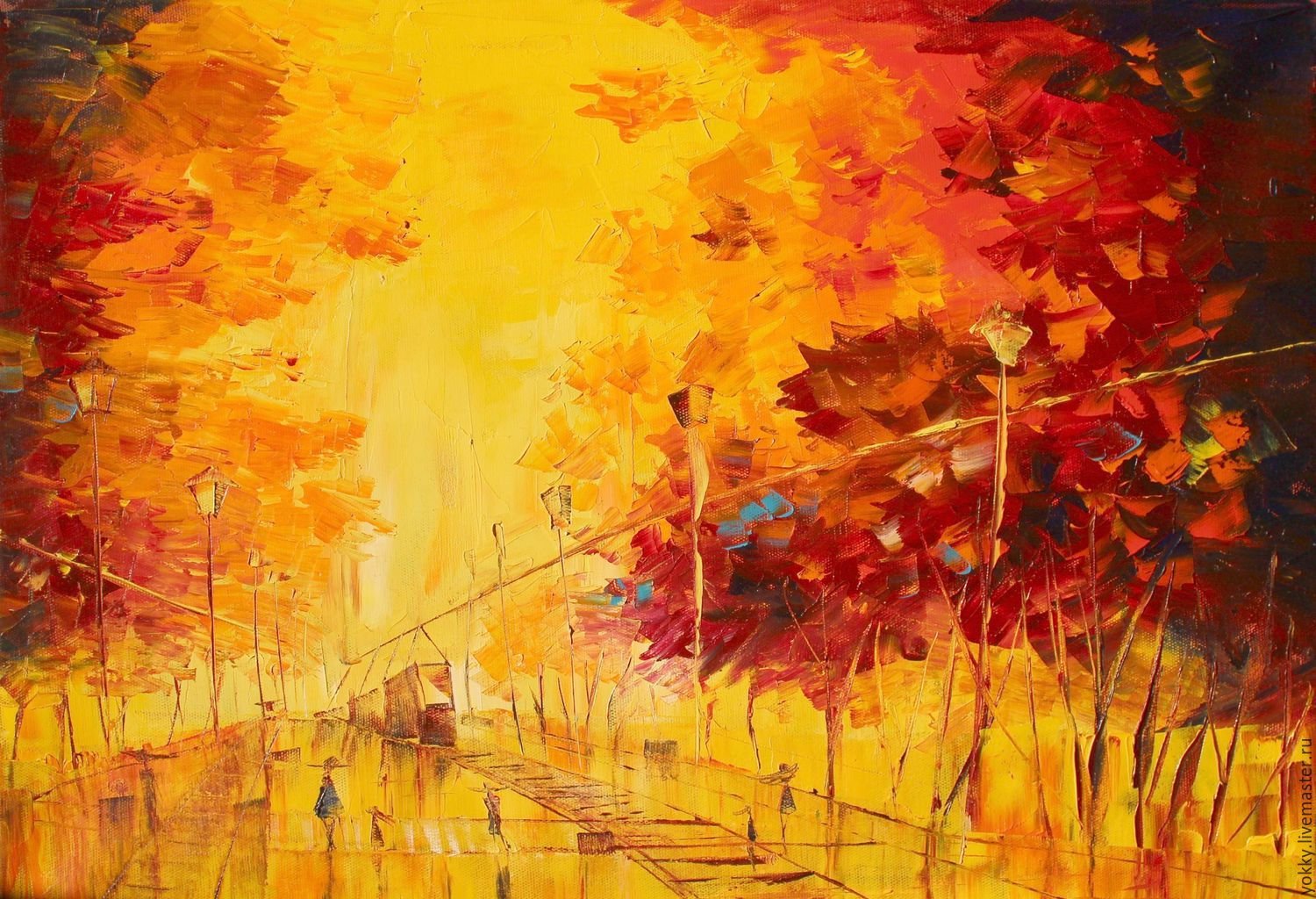 Абстрактная живопись осень