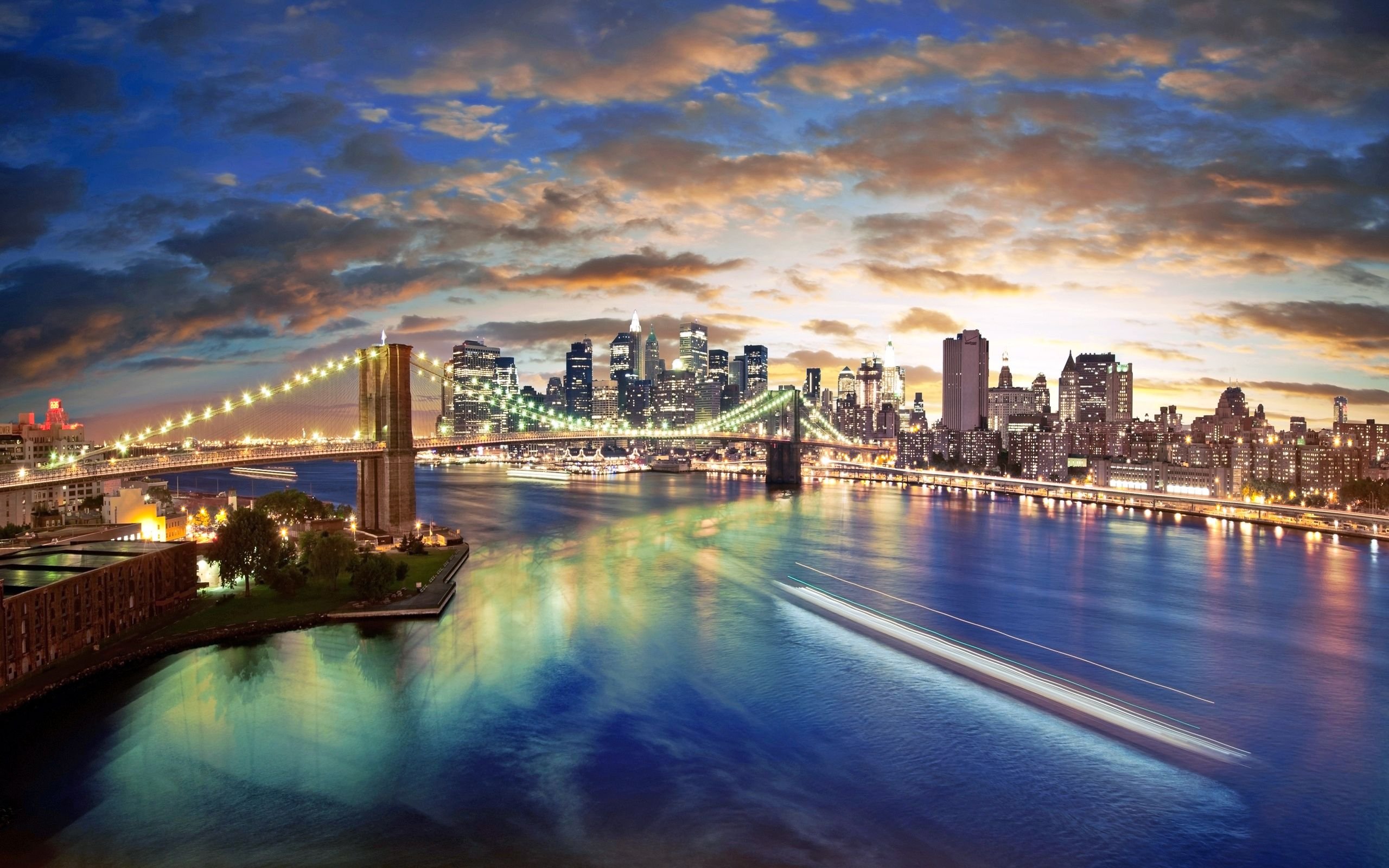 Бруклинский мост панорама