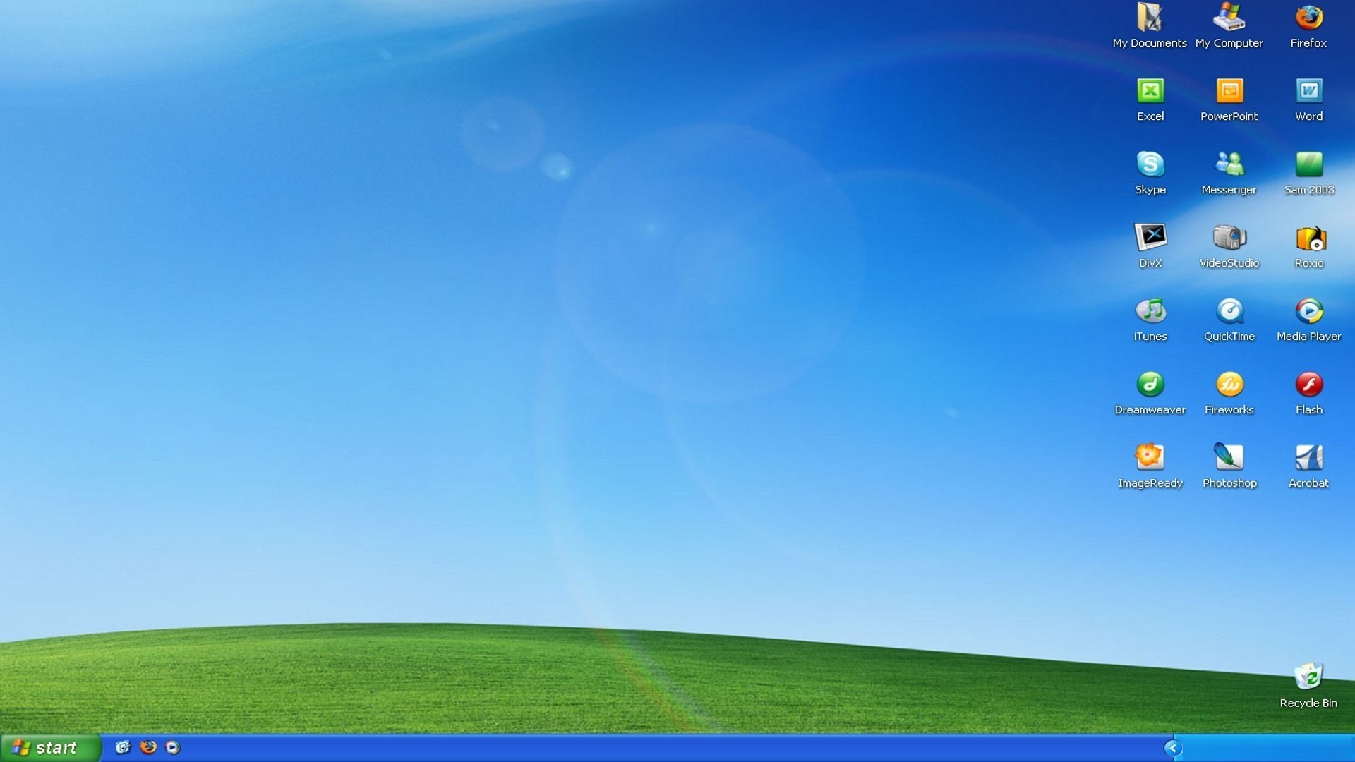 Windows XP рабочий стол