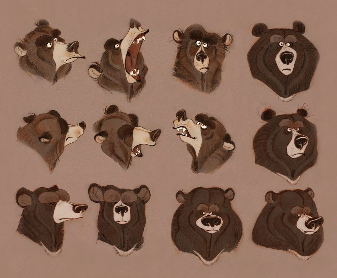 Беар медведь концепт арт