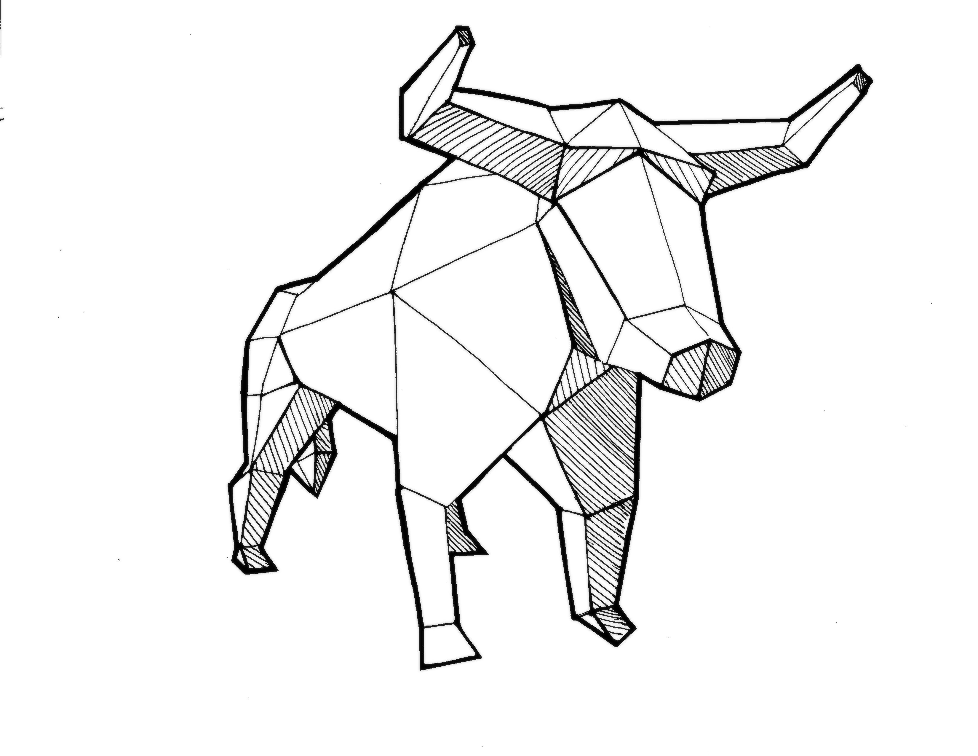 Фигурки животных из объемных геометрических фигур