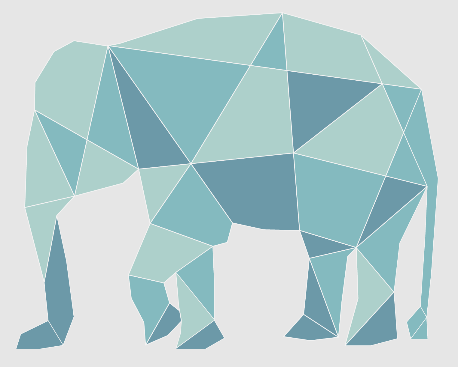 Полигональная фигура слон. Животные из геометрических фигур. Геометрические рисунки. Полигональные животные.