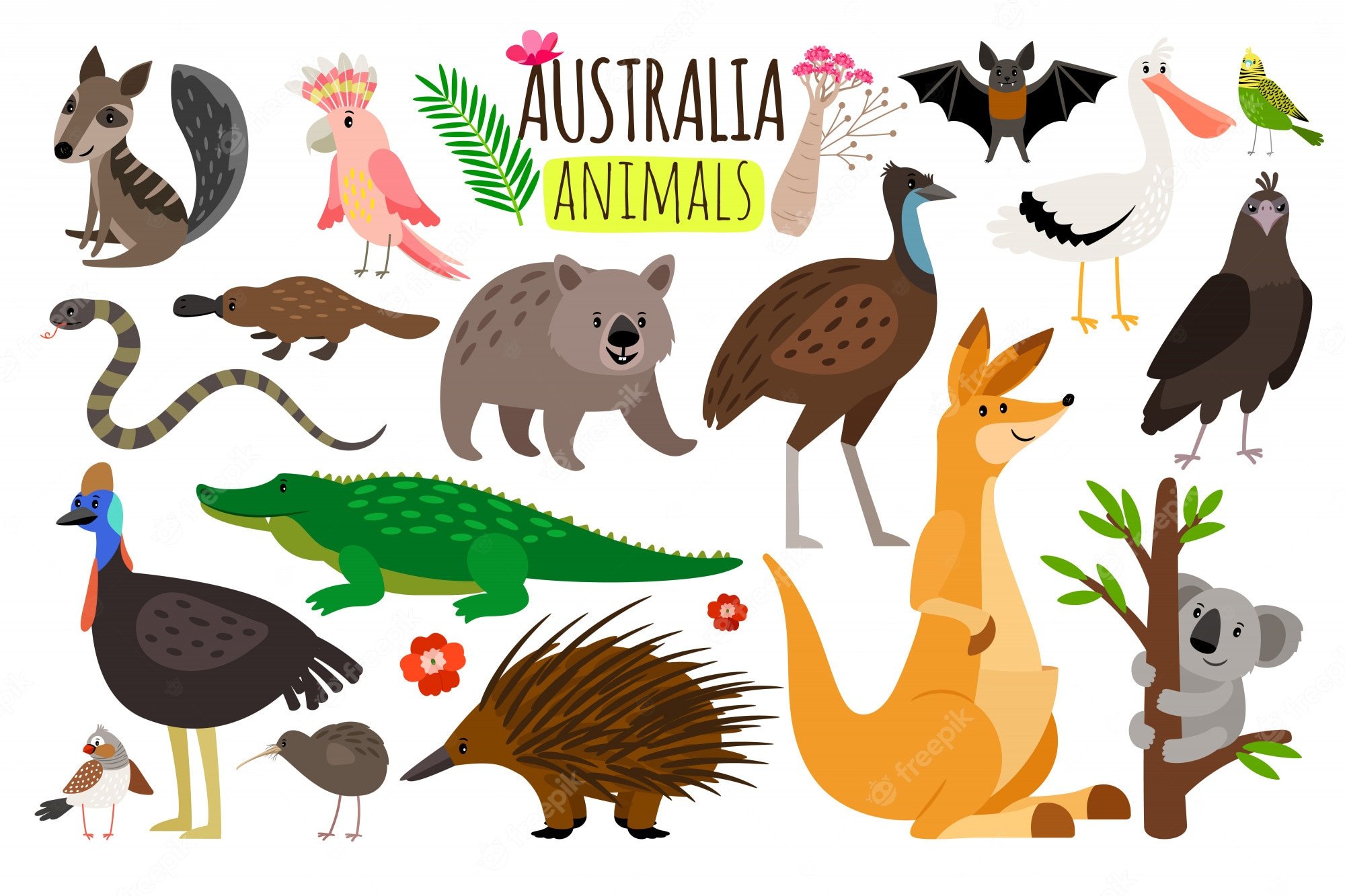 Малышам - животные Австралии