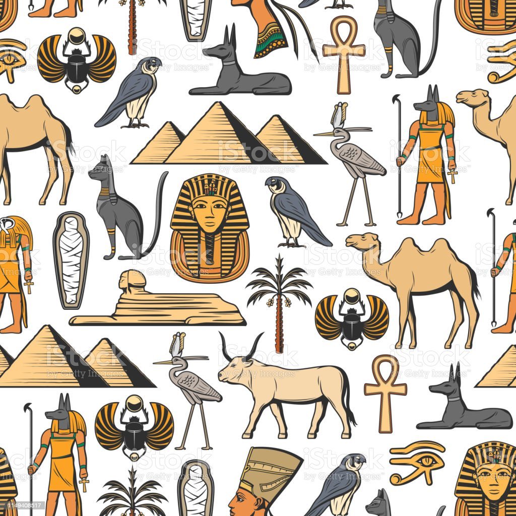 Стилизованные египетские символы