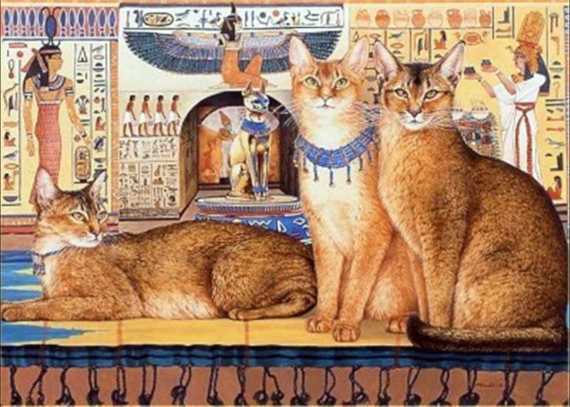 Одомашнивание кошки в древнем Египте
