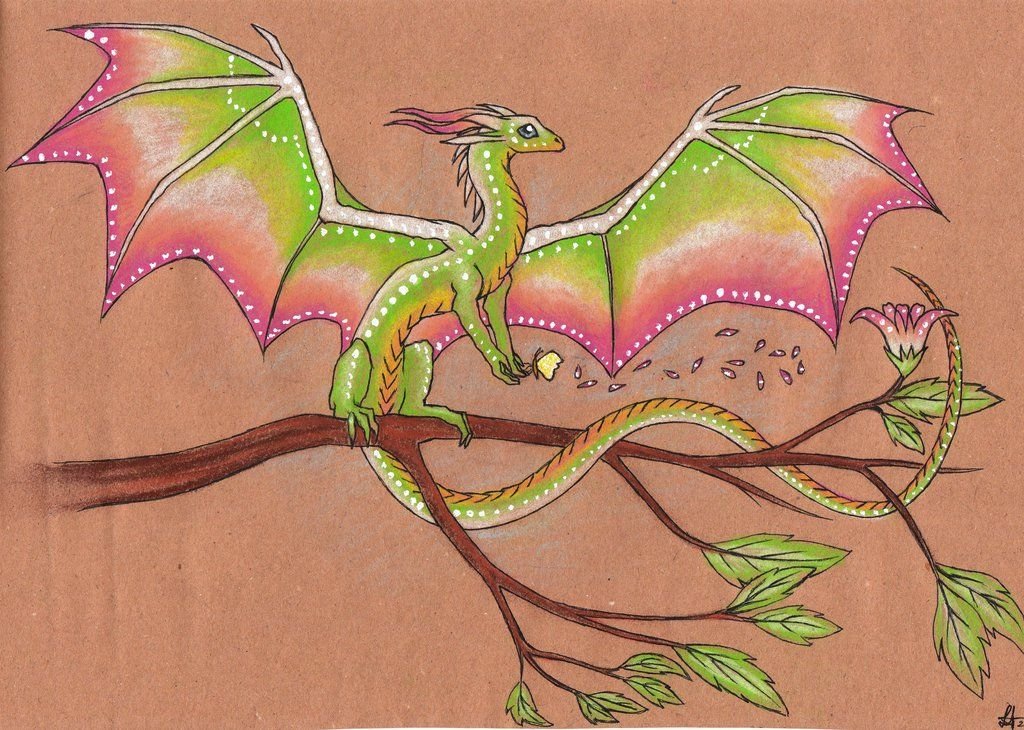 Рисунки для срисовки животные драконы - 91 фото