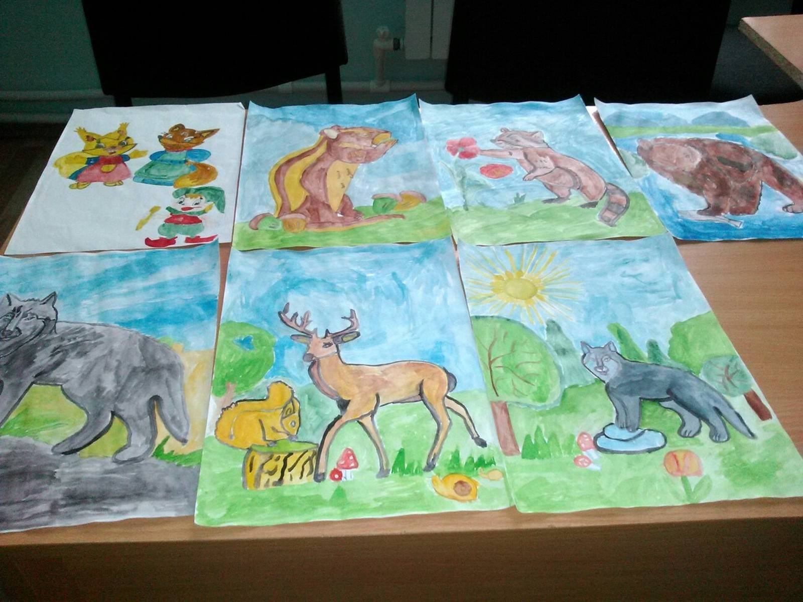 Животные Татарстана рисунок