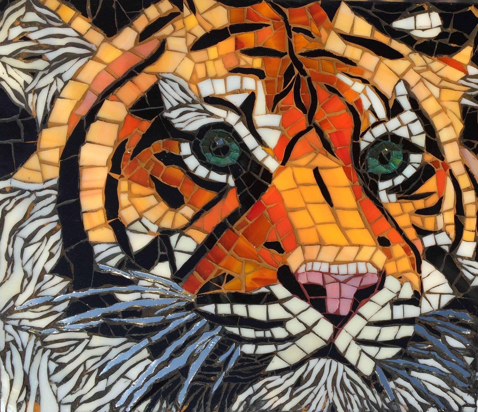 Тигр для мозаики