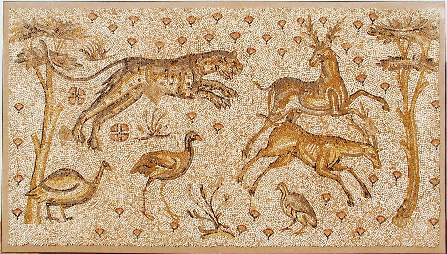 Римская мозаика анималистика