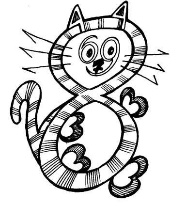 Рисунки из цифр