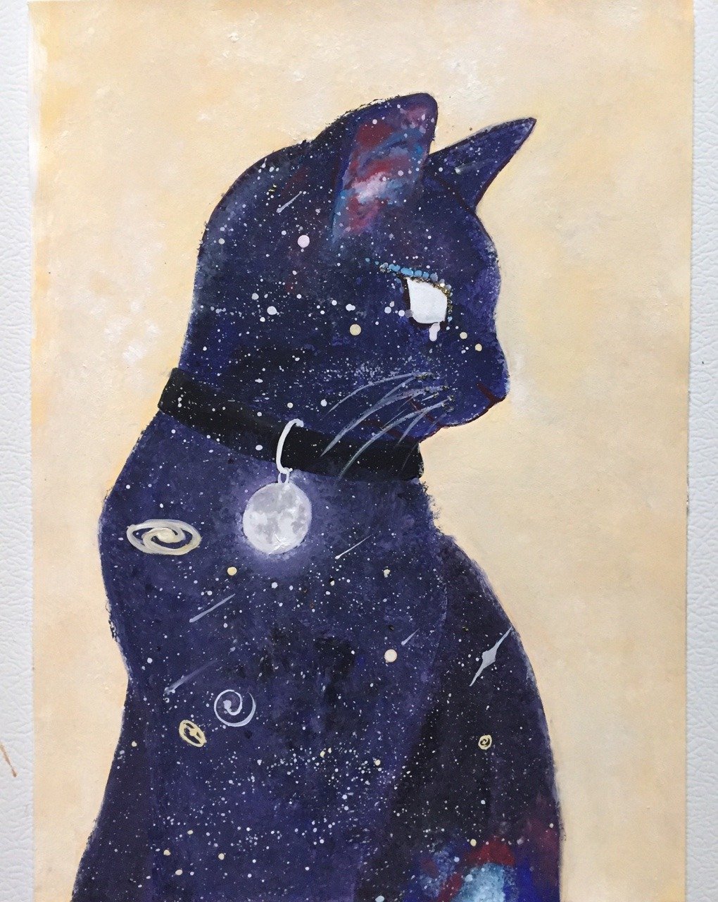 Кошка космос арт