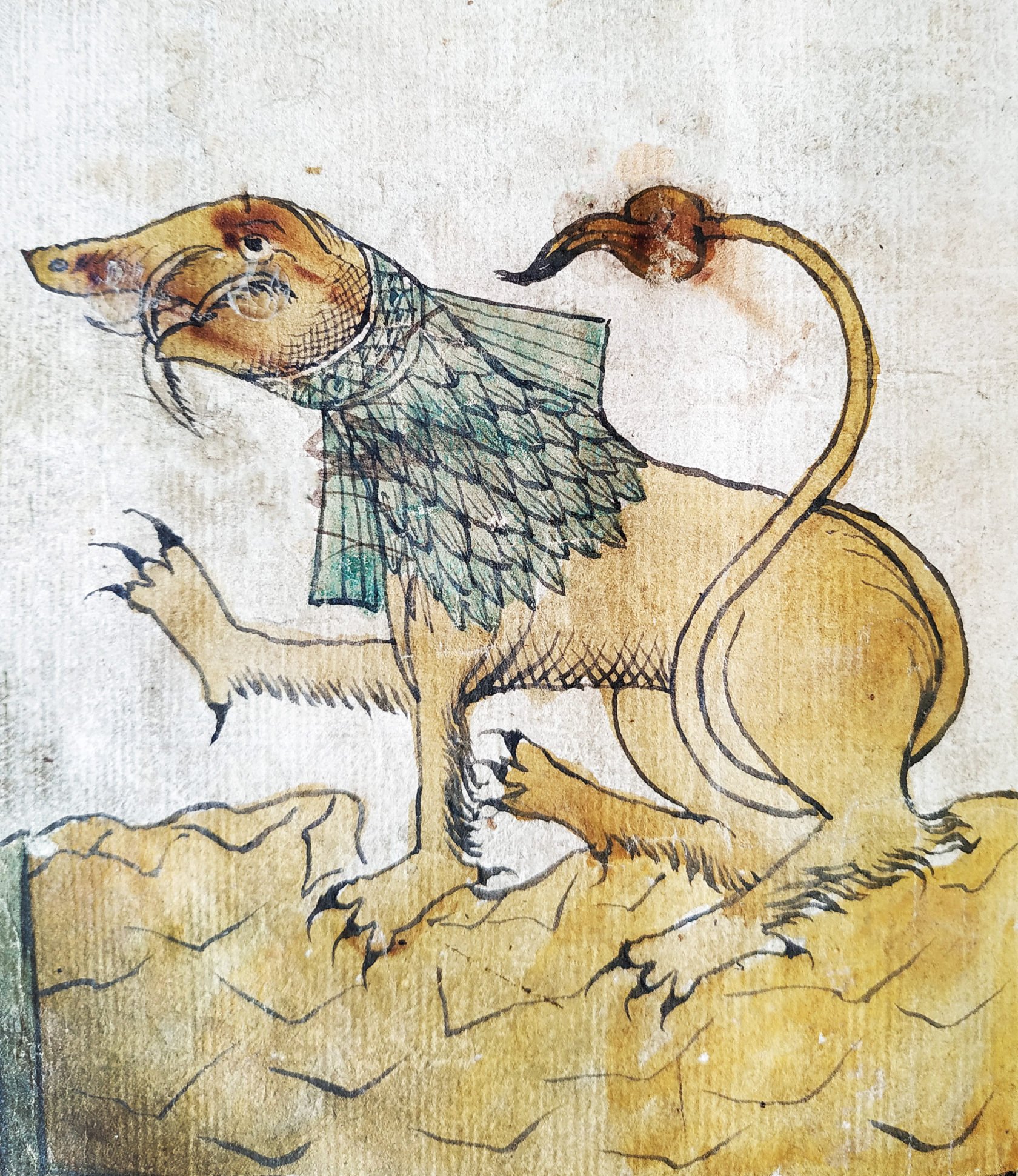 Средневековая живопись книжная миниатюра Бестиарий