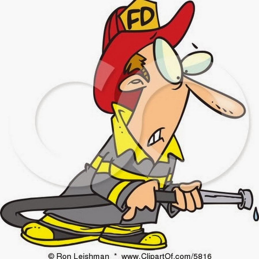 Смешные рисунки про пожарных