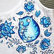 Животные рисунок в стиле Гжель