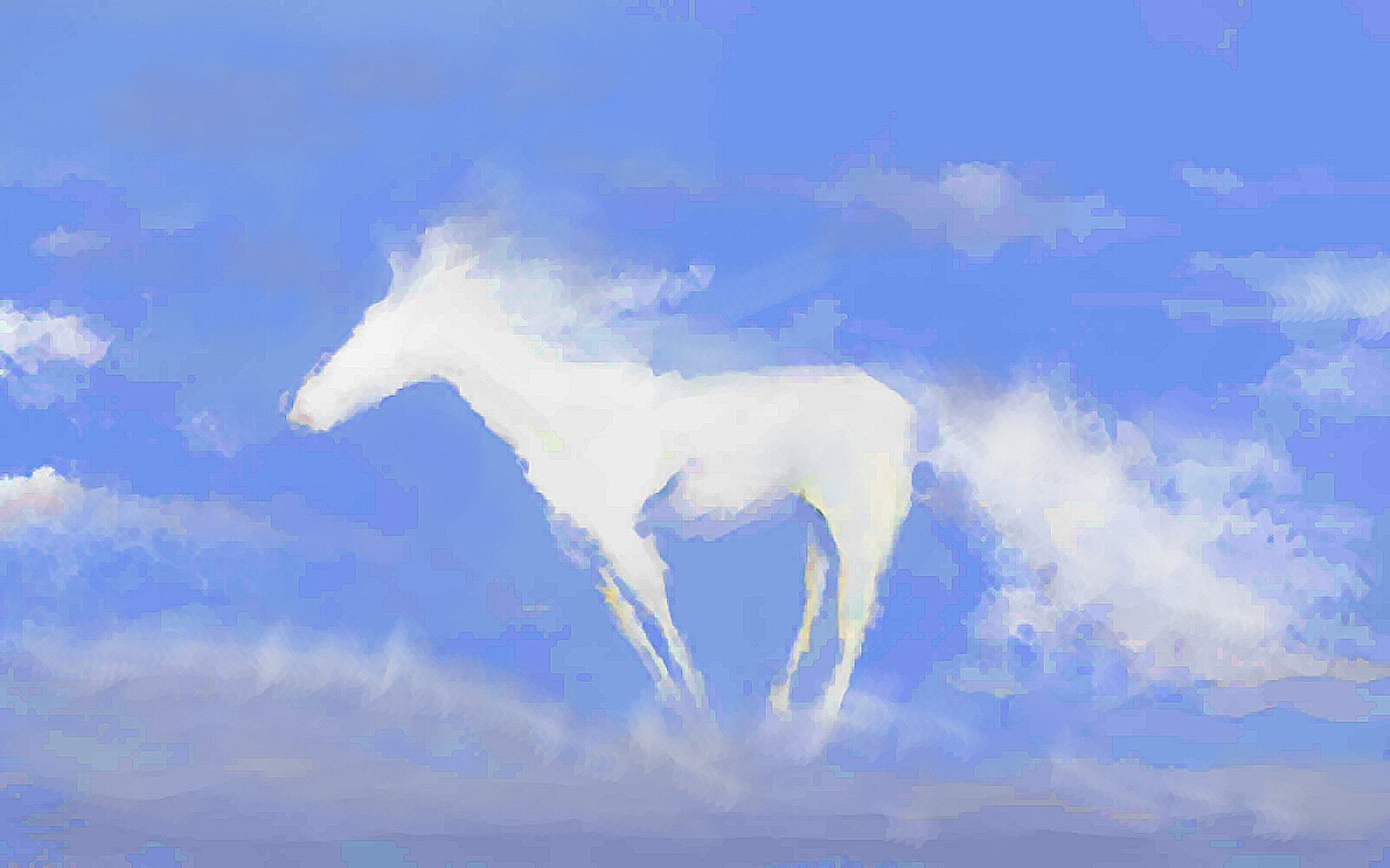 Лошади в облаках