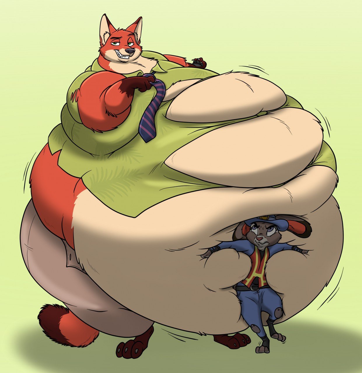 Furry inflation comics. Fat furs Fox Джуди. Лиса Vore belly. Джуди Vore. Fat furry Fox.
