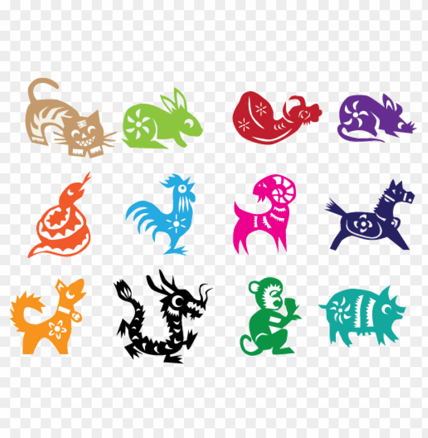 Звери знаков зодиака. Символы животных. Символы года. Животные восточного календаря. Китайский гороскоп животные.
