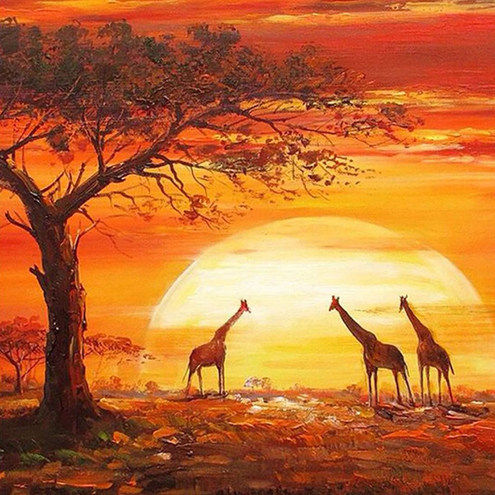 Африканские пейзажи в живописи