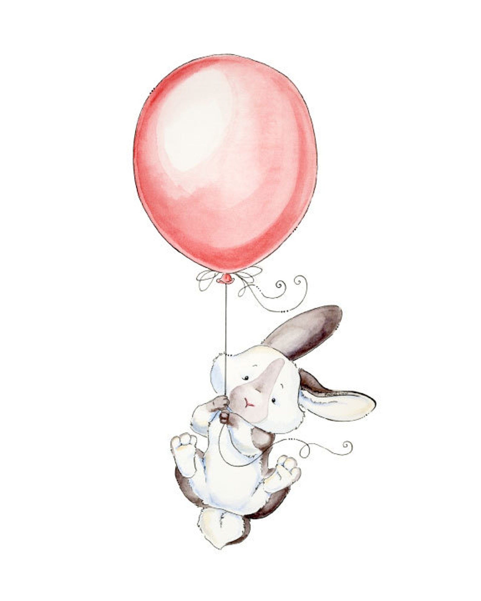 Зайчик с воздушными шариками