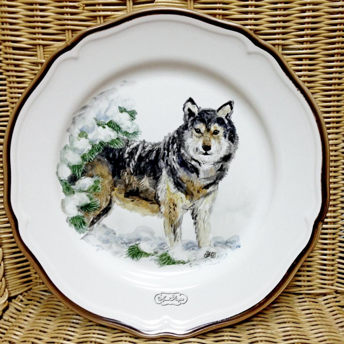 Декоративные тарелки с животными