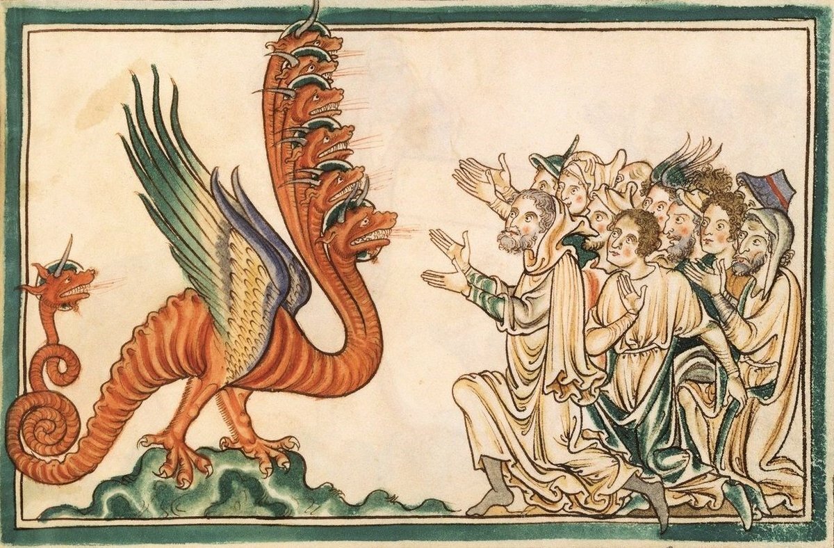 Дракон Бестиарий средневековье