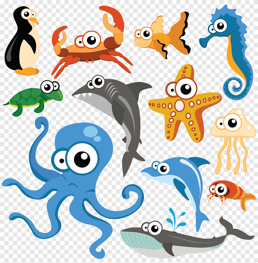 Рисунки морских животных