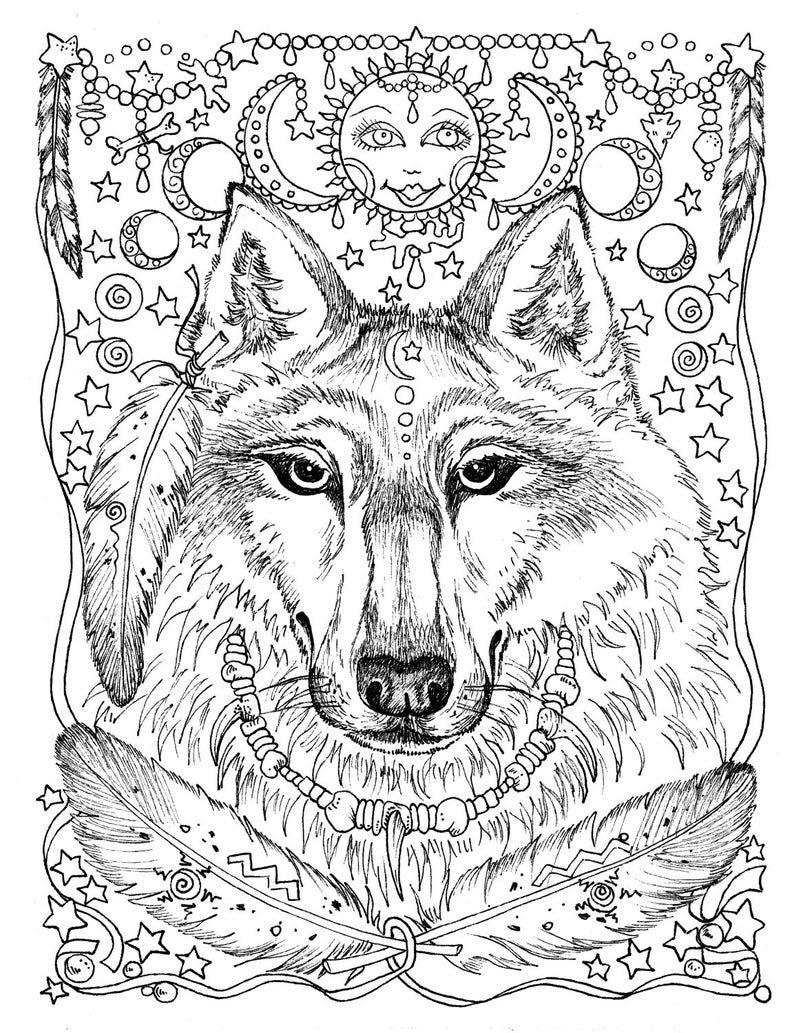 Мандала волк