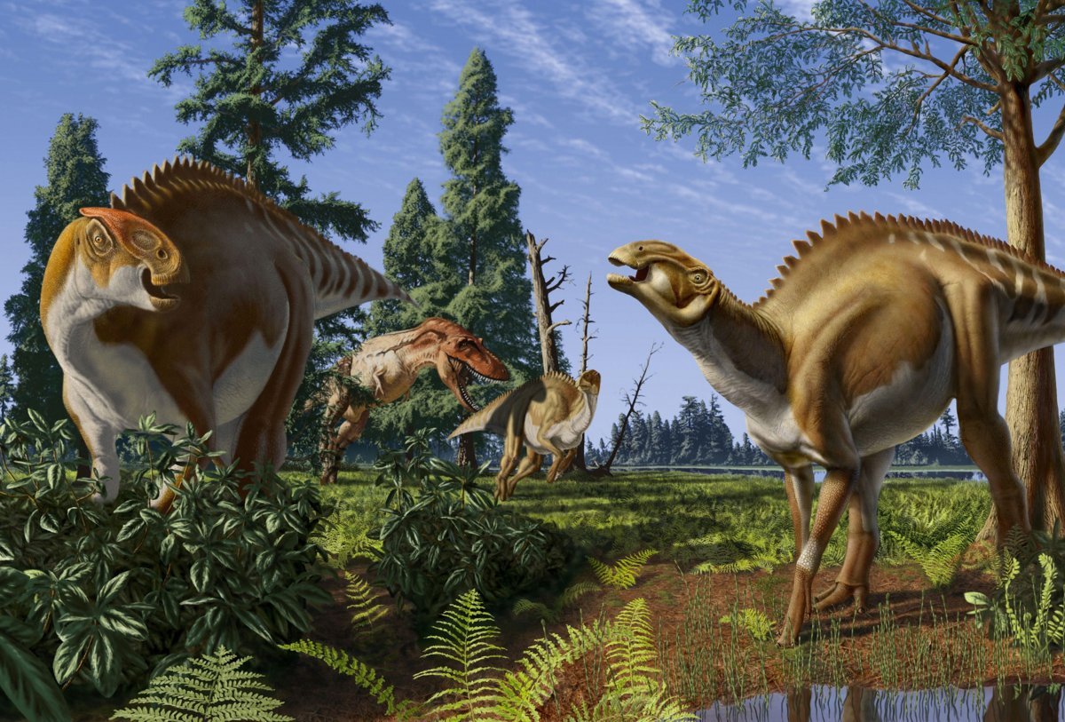 Меловой период мезозойской эры динозавры
