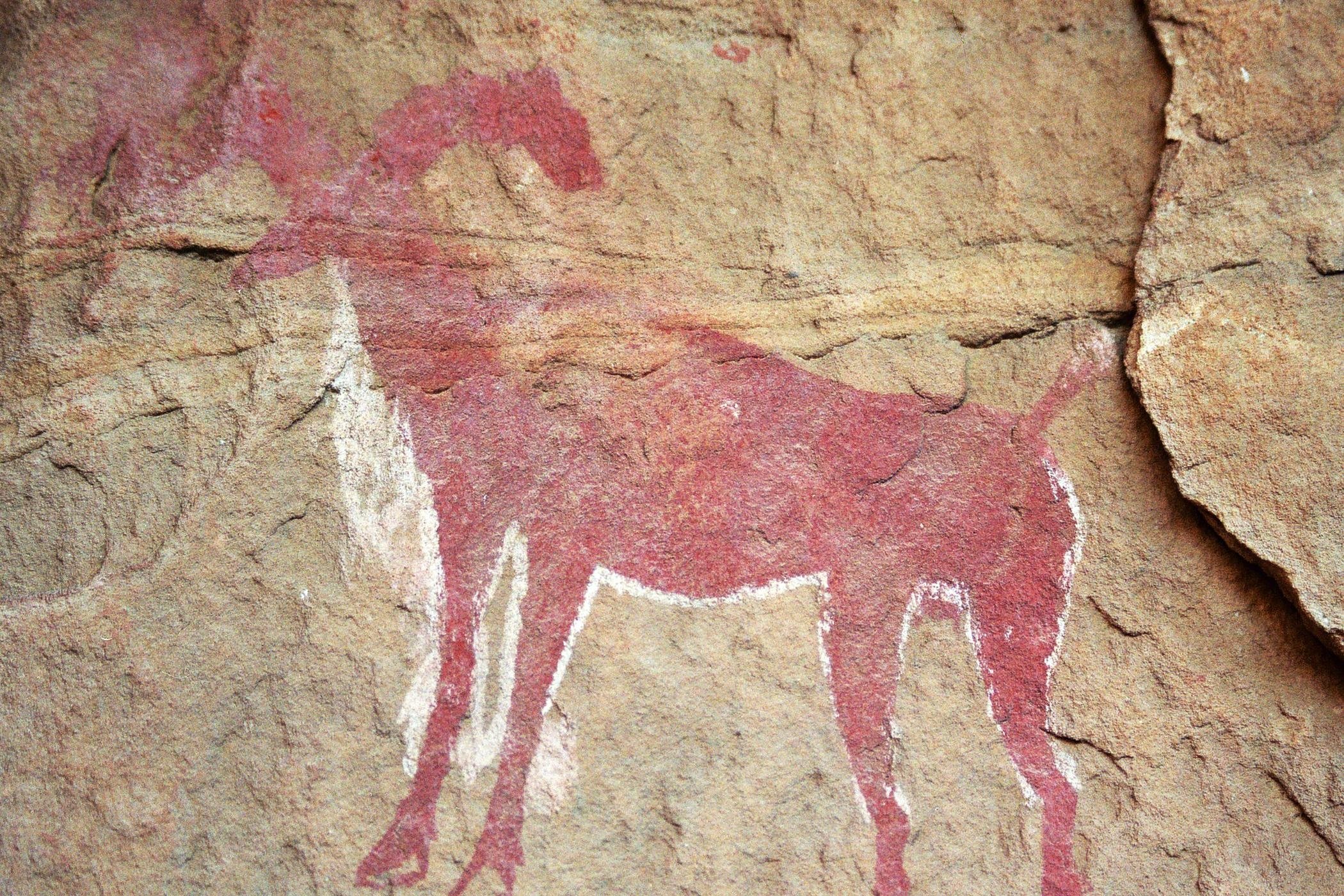 Наскальные рисунки пещеры Нерха