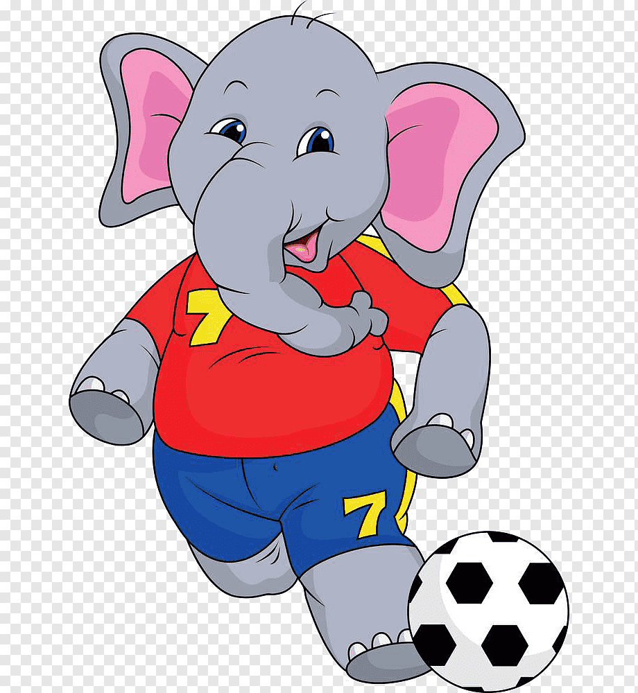 Слоник с мячом
