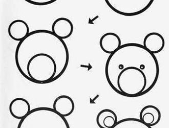 Рисование из кругов для детей