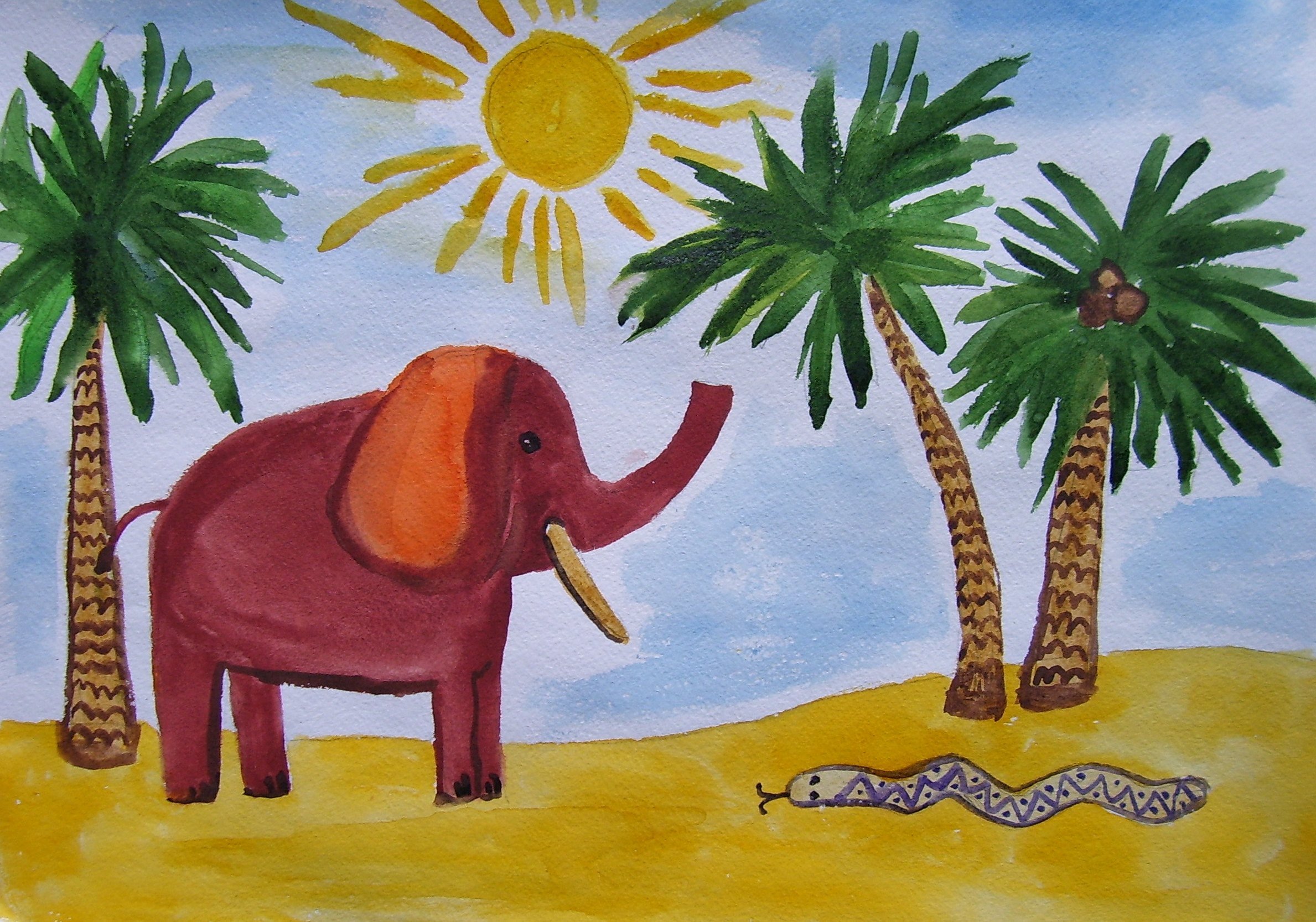 Африка рисунок