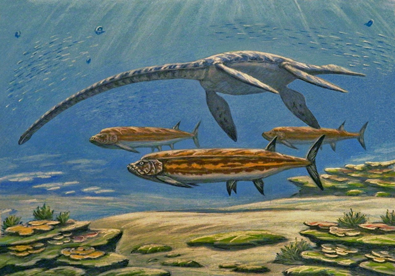 Морские динозавры Триасового периода