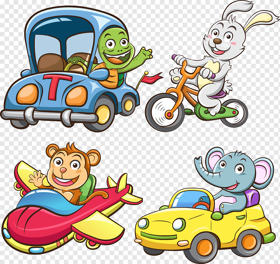 Машинки для детей с животными