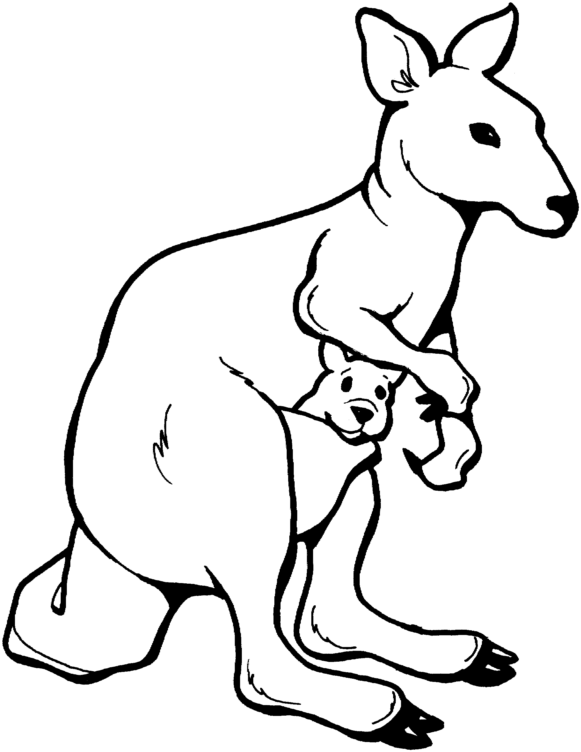 Рисунки животных с детенышами