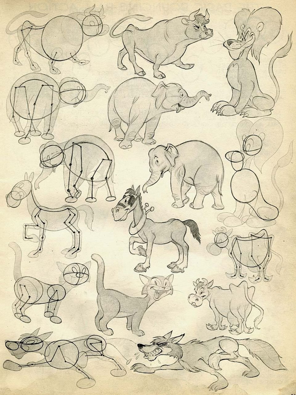 Стилистика рисования животных
