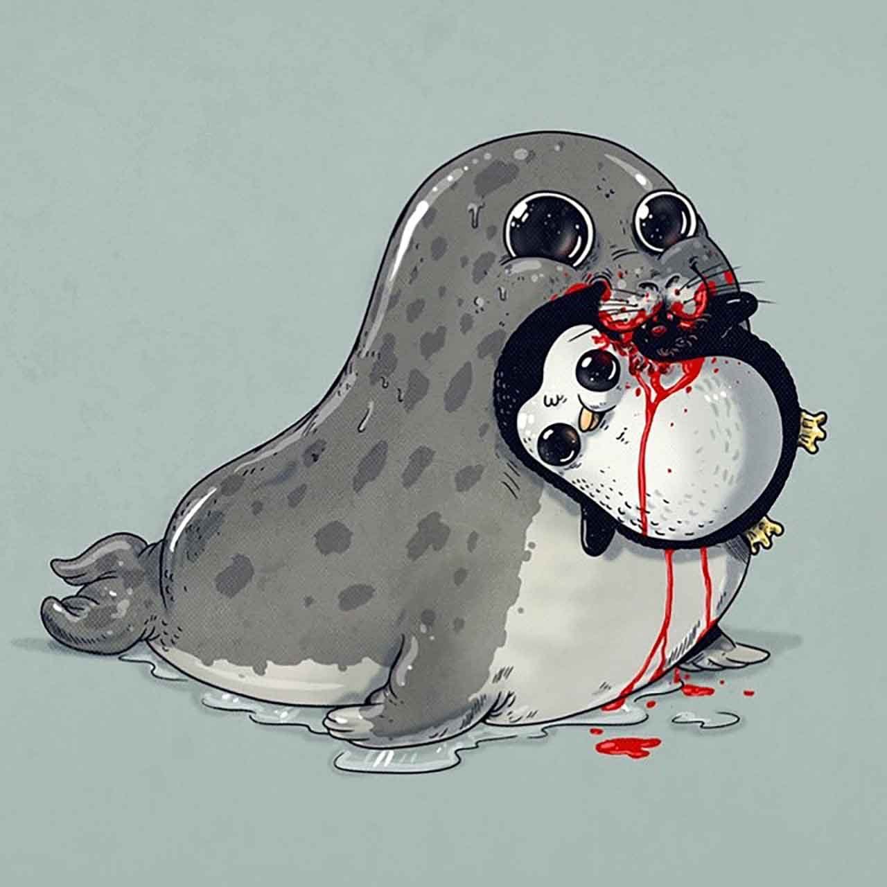 Тюлень плачет