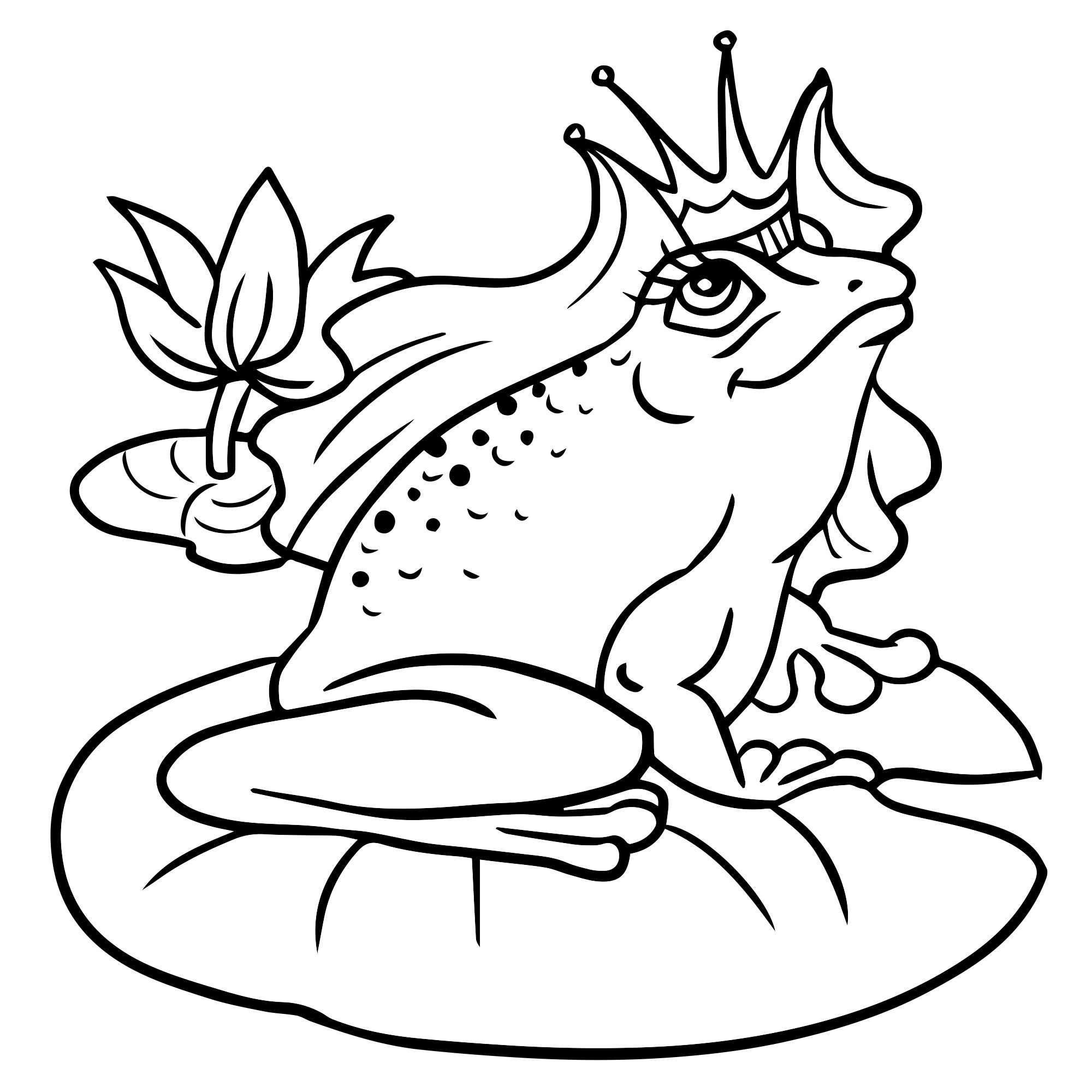 Рисунок к сказке Король Лягушонок или Железный Генрих