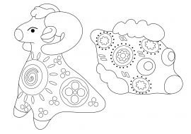 Дымковская игрушка свистулька раскраска